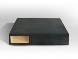 V8designers dancefloor - dancefloor table basse sapin et caoutchouc