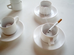 V8designers café clope - café clope : tasse à café cendrier